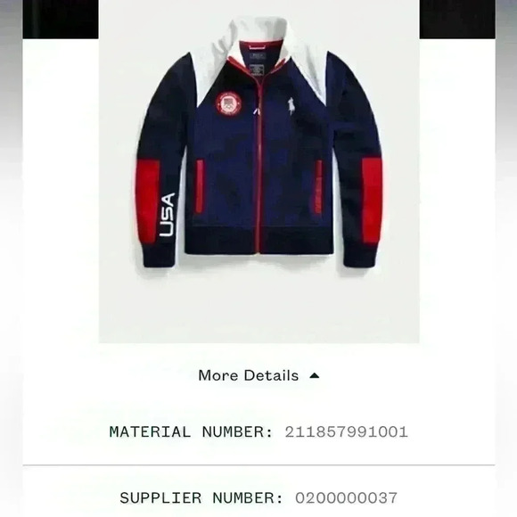 NWT POLO RALPH LAUREN Official Outfitters U.S. OLYMPIC TEAM Women’s Jacket Sz L - Picture 4 of 5